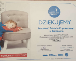 Ilustracja do artykułu Włączyliśmy się w akcję Przetrwamy oraz w zbiórkę pieniędzy dla Wojtusia.