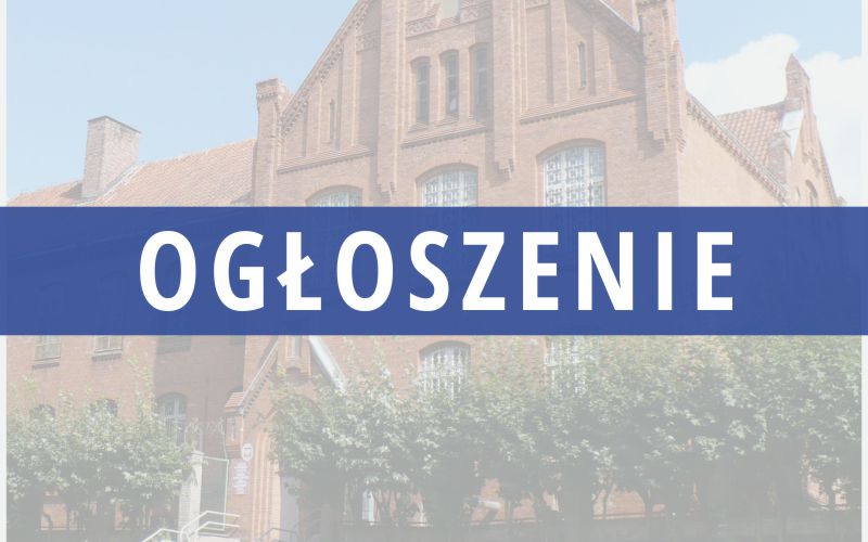 Ilustracja do aktualności Ogłoszenie
