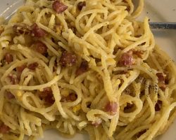 Ilustracja do artykułu ZAJĘCIA KULINARNE – SPAGHETTI CARBONARA