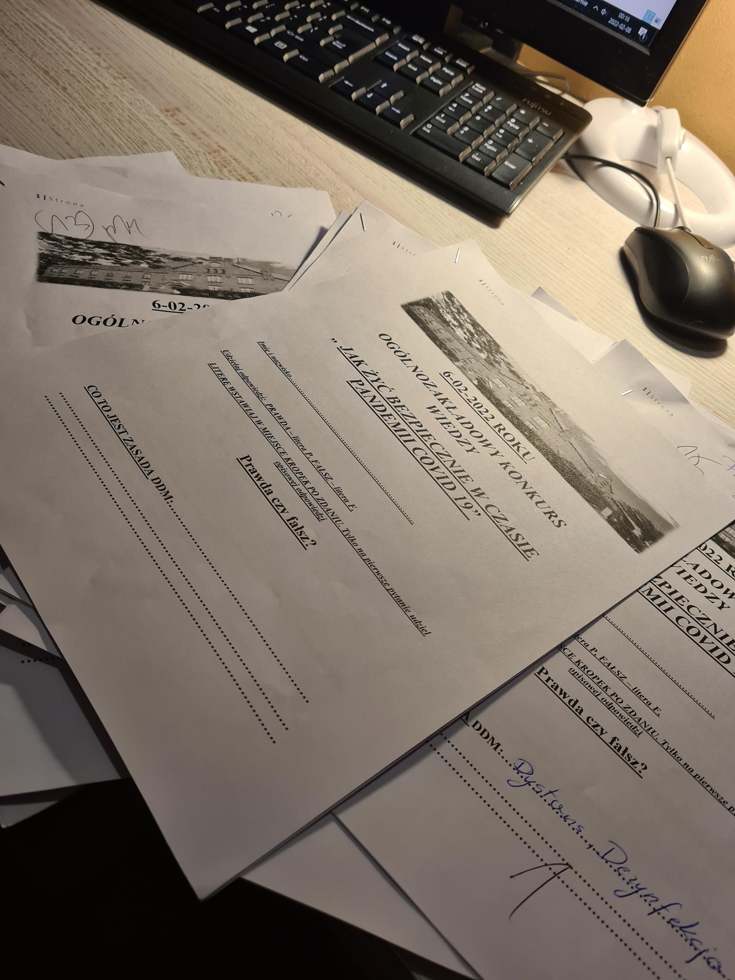 Ilustracja do aktualności OGÓLNOZAKŁADOWY KONKURS” JAK ŻYĆ BEZPIECZNIE W CZASIE PANDEMII?